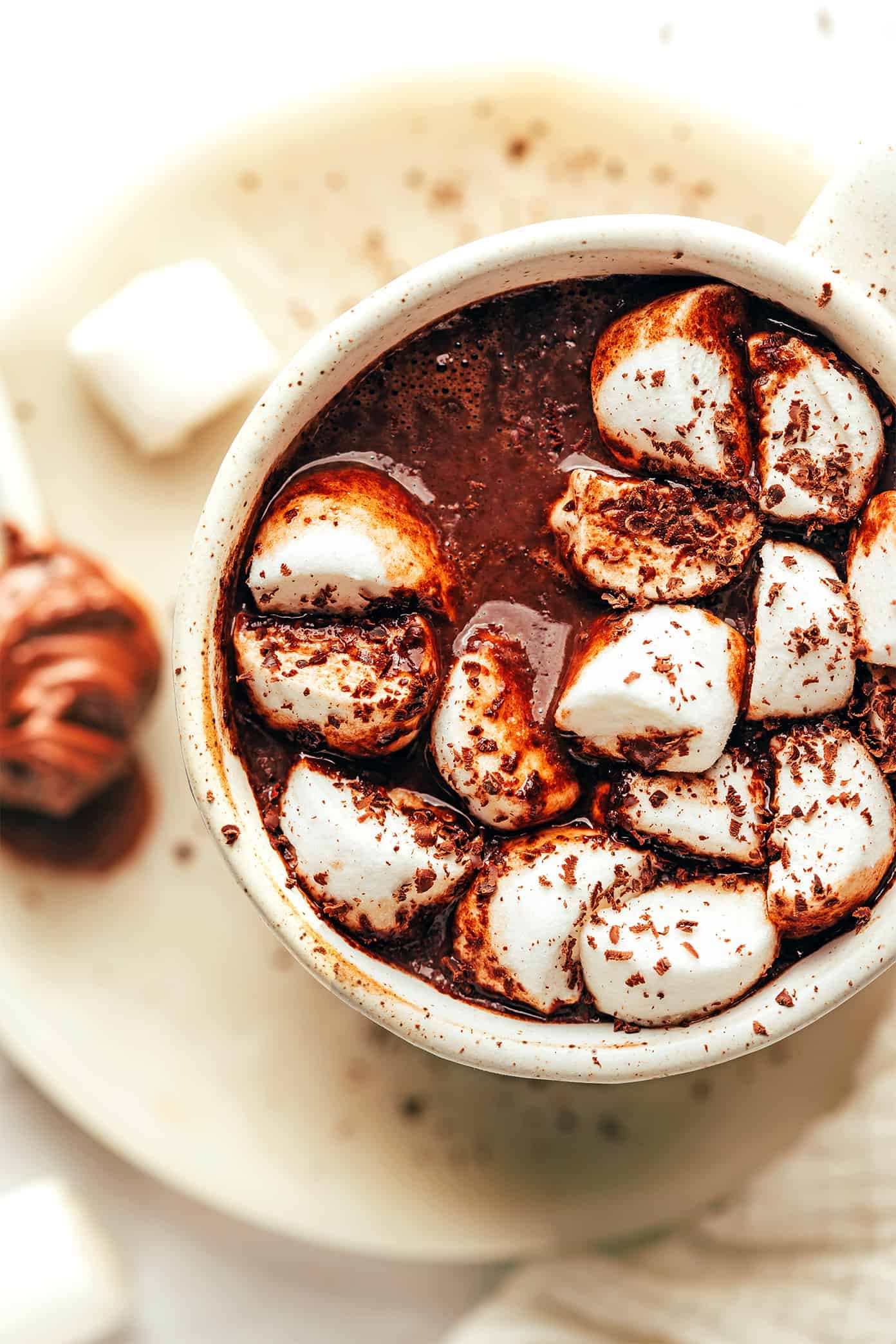 Chocolate quente com Nutella