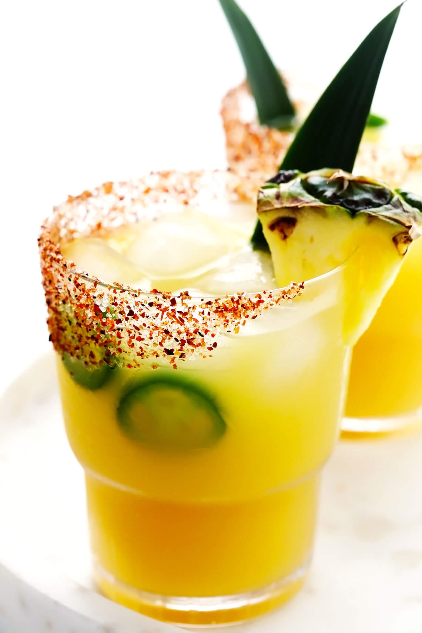 Margaritas de abacaxi picante